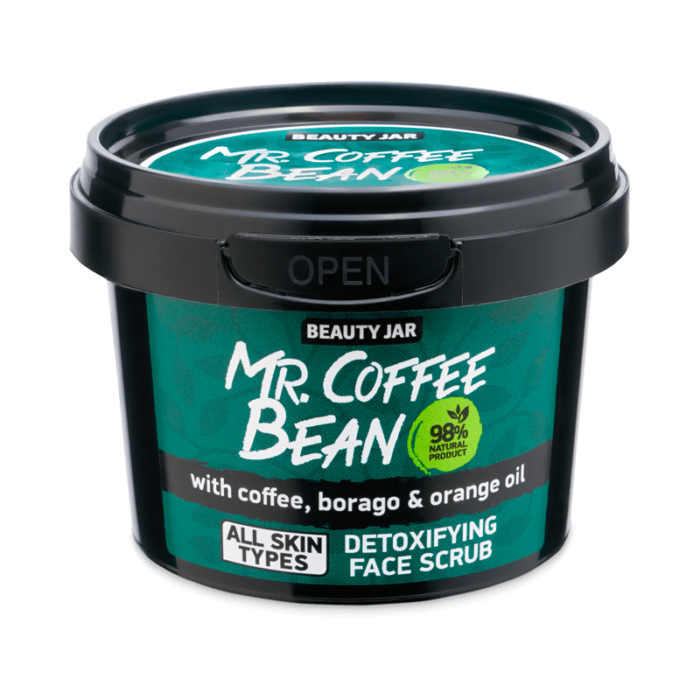 Beauty Jar - scrub viso Mr Coffee Bean detox
